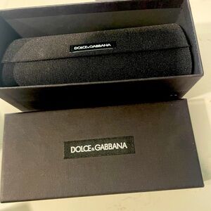 Dolce and Gabana sunglass box and case, brand new.